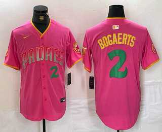 Men's San Diego Padres #2 Xander Bogaerts Pink Player Number Fashion Baseball Jersey,We sell and wholesale Men's San Diego Padres #2 Xander Bogaerts Pink Player Number Fashion Baseball Jersey on line form chian!